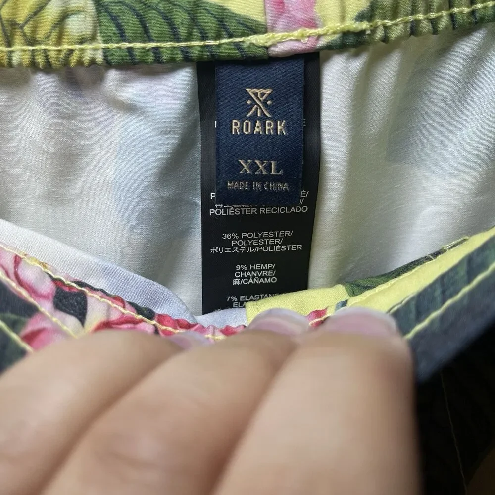 ROARK Shorey 16” Manu Floral Shorts Size XXL Multicolor NEW Beach Surf Tropic